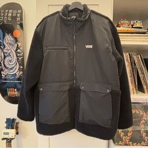 Men’s Vans Heights Sherpa Black Jacket